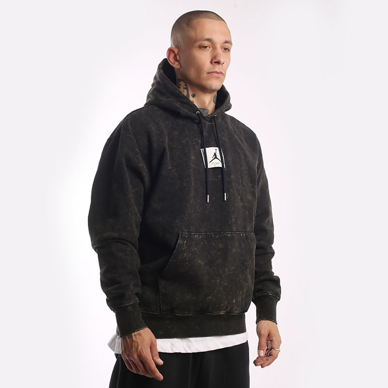 Мужская толстовка Jordan Essential Statement Washed Fleece Hoodie (DR3087-010)  - цена, описание, фото 3